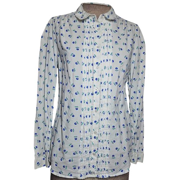 Jack Wills Cotton Button Up Blouse Size Small - Picture 1 of 4